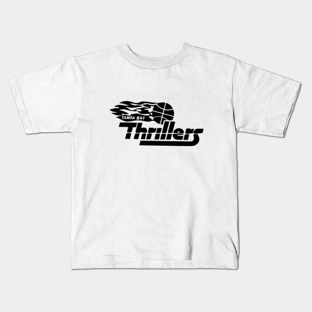 Tampa Bay Thrillers Kids T-Shirt by LocalZonly